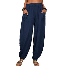 Load image into Gallery viewer, Women&#39;s Loose Cotton And Linen Casual Pants
