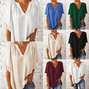 Women's Summer Loose Chiffon Shirt