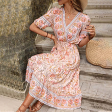 Load image into Gallery viewer, Alexandra Rose Print Dress
