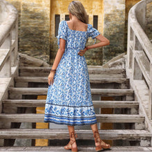 Load image into Gallery viewer, Alisa Maxi Dress-Porcelain Print
