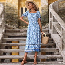 Load image into Gallery viewer, Alisa Maxi Dress-Porcelain Print
