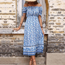 Load image into Gallery viewer, Alisa Maxi Dress-Porcelain Print
