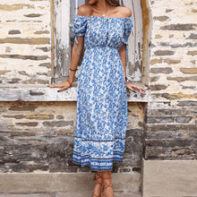 Load image into Gallery viewer, Alisa Maxi Dress-Porcelain Print
