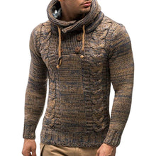 Load image into Gallery viewer, Slim Turtleneck Hooded Thick Sweater
