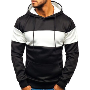 Men's Sports Hooded Sweatshirt With Drawstring