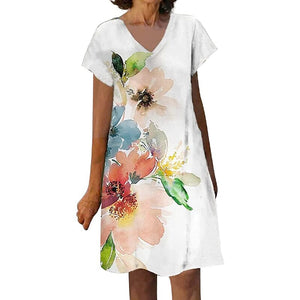 Vintage-inspired Print Dress