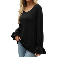 Load image into Gallery viewer, Flare Sleeve Solid T-Shirt
