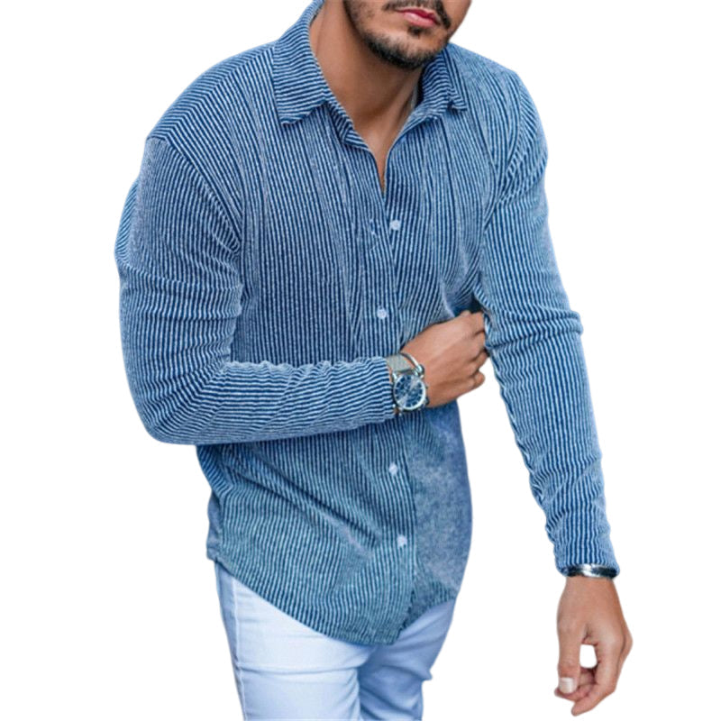 Slim Fit Lapel Shirt