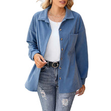 Load image into Gallery viewer, Buttoned Long Sleeve Check Jacket
