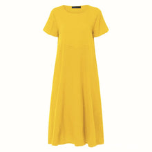 Load image into Gallery viewer, Loose Solid Color Dress( Smaller than normal size,please order at least 1 size up)
