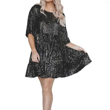 Load image into Gallery viewer, ✨Sequin Baby Doll Dress
