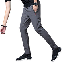 Load image into Gallery viewer, Men&#39;s quick-dry ice silk zippered pants
