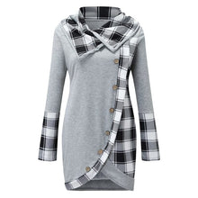 Load image into Gallery viewer, Vintage Plaid Patchwork Dress
