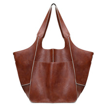 Load image into Gallery viewer, Oversized leather tote
