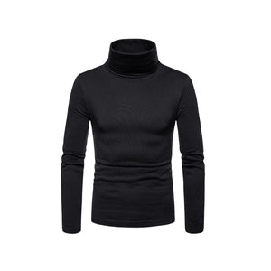 Turtleneck Solid Color Pullover Bottoming Sweater