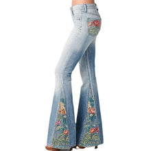 Load image into Gallery viewer, Fashion Ombre Floral Print Wide Leg Pants
