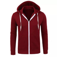 Load image into Gallery viewer, Zip Solid Hoodie
