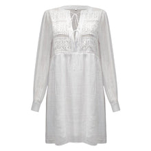 Load image into Gallery viewer, White Long Sleeve Dress
