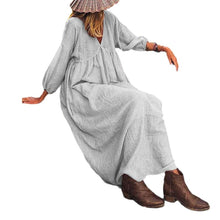 Load image into Gallery viewer, Women&#39;s Cotton Linen Dress
