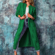 Load image into Gallery viewer, Cable Knitted Open Front Solid Outwear
