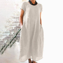 Load image into Gallery viewer, Loose Solid Color Dress( Smaller than normal size,please order at least 1 size up)
