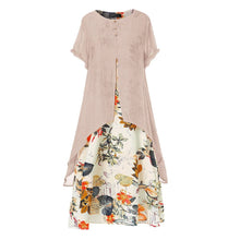 Load image into Gallery viewer, Elegant Cotton And Linen Dress
