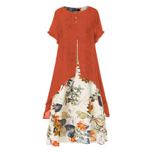 Load image into Gallery viewer, Elegant Cotton And Linen Dress
