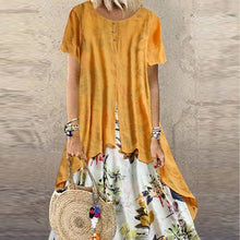 Load image into Gallery viewer, Elegant Cotton And Linen Dress

