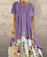 Load image into Gallery viewer, Elegant Cotton And Linen Dress
