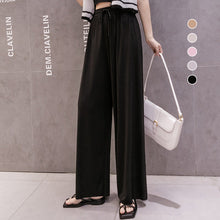 Load image into Gallery viewer, Ice Silk Wide Leg Women&#39;s Pants

