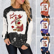 Load image into Gallery viewer, Christmas Crew Neck Print Sweatshirt
