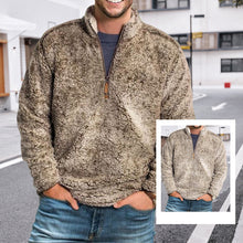 Load image into Gallery viewer, Men&#39;s Casual Loose Stand Collar Thickened Sweatshirt
