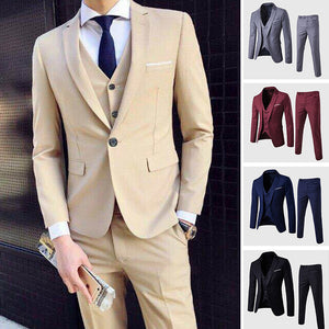 Men's Suit Three Piece Suit