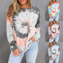 Load image into Gallery viewer, Women&#39;s Loose Tie Dye Top
