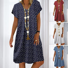 Load image into Gallery viewer, V-neck Printed Dress
