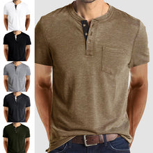 Load image into Gallery viewer, Men&#39;s Cotton Multi Color Short Sleeve T-shirt
