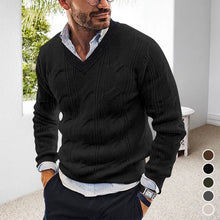Load image into Gallery viewer, V-Neck Slim Knit Sweater
