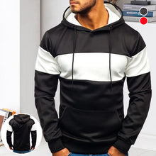 Load image into Gallery viewer, Men&#39;s Sports Hooded Sweatshirt With Drawstring
