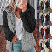 Load image into Gallery viewer, Hooded Plush Autumn Winter Jacket
