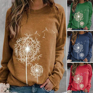 Dandelion Print Sweatshirt