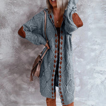 Load image into Gallery viewer, Hooded Knit Maxi Cardigan Outwear
