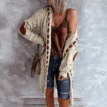 Load image into Gallery viewer, Hooded Knit Maxi Cardigan Outwear
