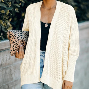 Long Sleeve Loose Solid Sweaters