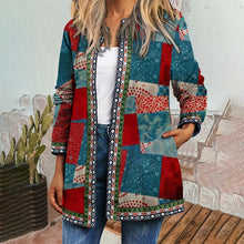 Load image into Gallery viewer, Printed Loose Long Sleeve Cardigan Jacket
