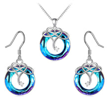 Load image into Gallery viewer, Love Eternity Necklace and Earrings
