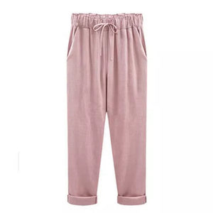 Women's New Large Size Casual Pants