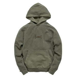 Hooded And Velveted Sweatshirt