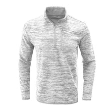 Load image into Gallery viewer, Men&#39;s Half Zip Stand Collar Sweatshirt
