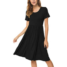 Load image into Gallery viewer, Pocket Crew Neck Dress
