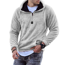 Load image into Gallery viewer, Fuzzy Sweatshirt With Stand-up Collar
